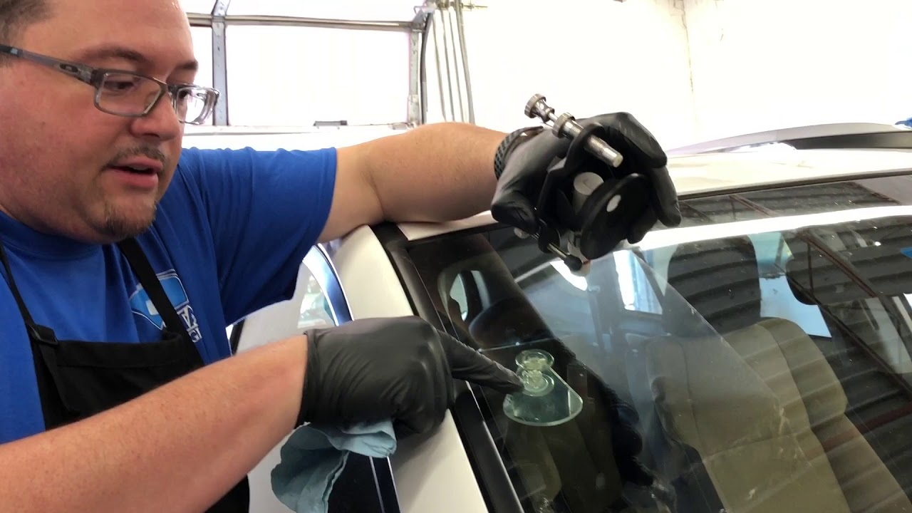 Windshield Chip Repair Process